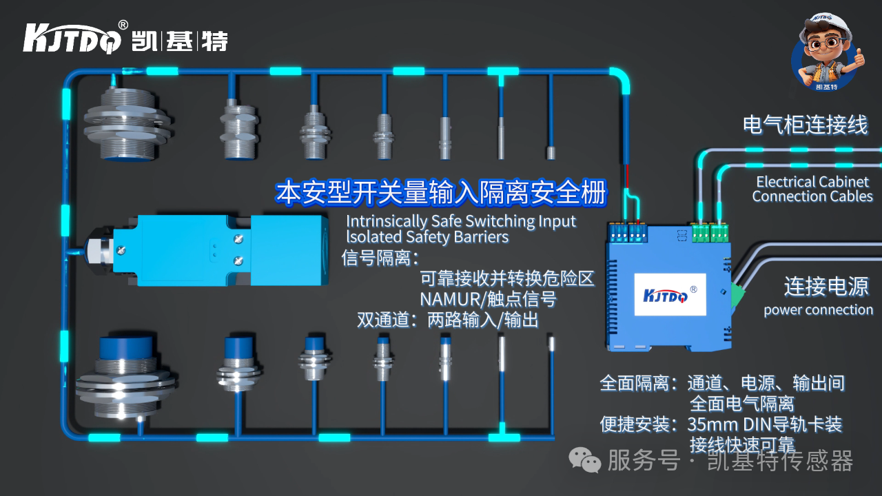 產(chǎn)品推薦 | 凱基特本安防爆 NAMUR 接近開關(guān)——本質(zhì)安全，精準(zhǔn)防爆
