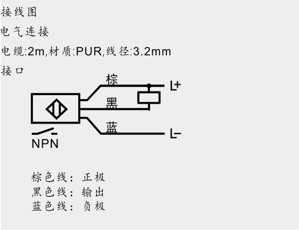 KJT10-G4S25-NO3X-SU2 φ4超小型霍尔传感器|超小型霍尔传感器型号-参数-尺寸图 KJT10-G4S25-NO3X-SU2 φ4超小型霍尔传感器|超小型霍尔传感器型号-参数-尺寸图