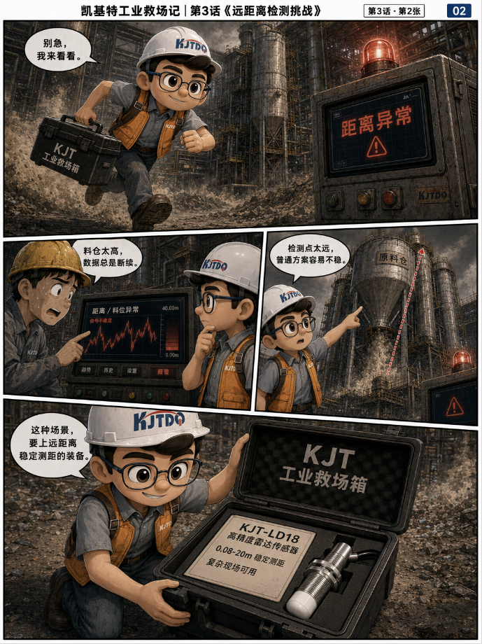 凯基特工业救场记|KJT-LD18毫米波雷达复杂现场救场英雄 凯基特工业救场记|KJT-LD18毫米波雷达复杂现场救场英雄