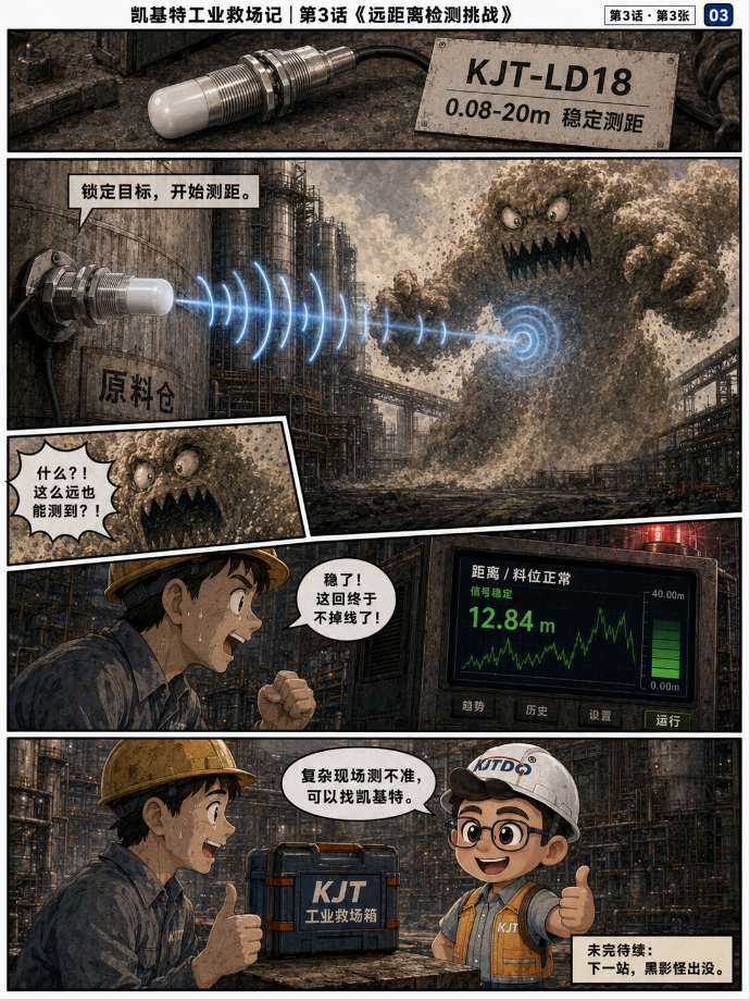 凯基特工业救场记|KJT-LD18毫米波雷达复杂现场救场英雄 凯基特工业救场记|KJT-LD18毫米波雷达复杂现场救场英雄