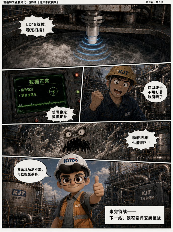 凯基特工业救场记|KJT-LD18毫米波雷达复杂现场救场英雄 凯基特工业救场记|KJT-LD18毫米波雷达复杂现场救场英雄
