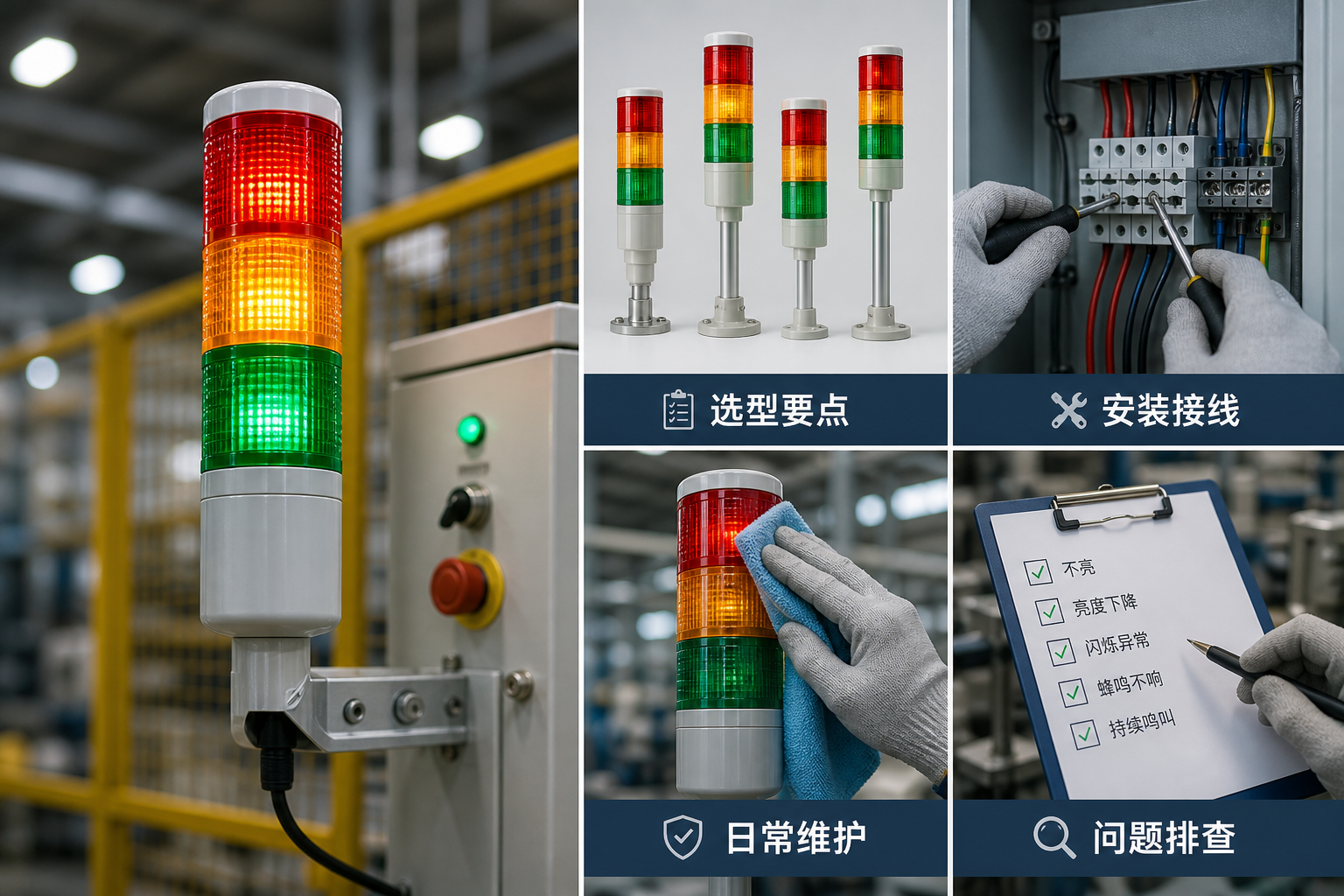 LTE-1101(J) 警示灯的选型、应用与维护要点解析配图 1