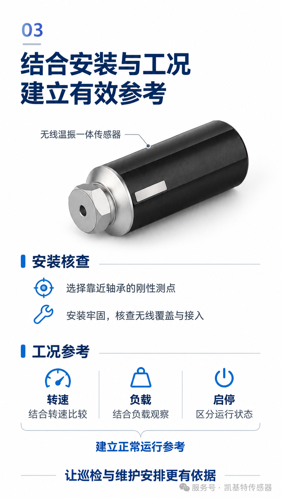 产品推荐 | 凯基特无线温振一体传感器，车间风机巡检让维护更有依据！
